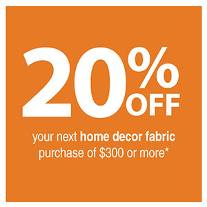 NY Home Decor Fabric Store Coupon
