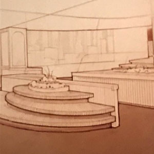 The Great American Club House - Sketch