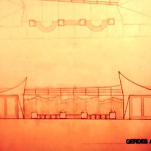 The Great American Club House - Sketch