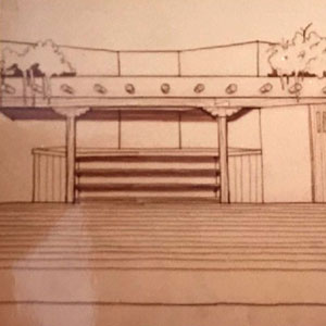 The Great American Club House - Sketch